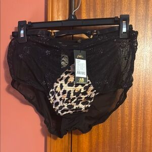 Black Leopard Print Lace Lingerie cheetah dita von teese new pinup goth punk